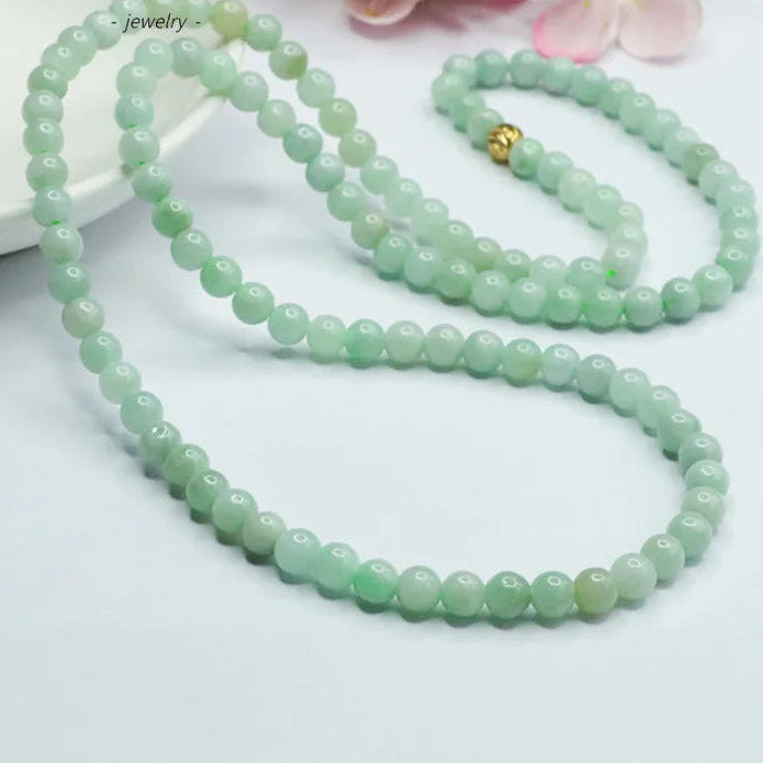 Green Jadeite Wrap Bracelet-ToShay.org