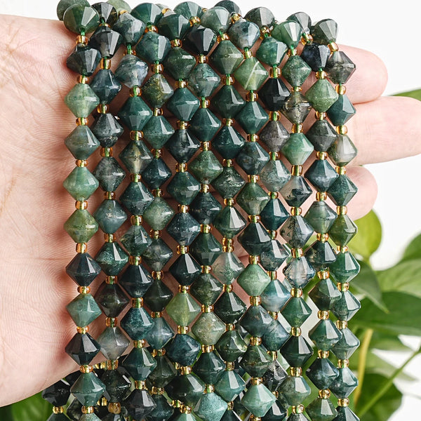 Green Moss Agate Beads-ToShay.org