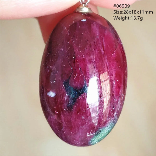 Red Ruby Zoisite Light Pendant-ToShay.org