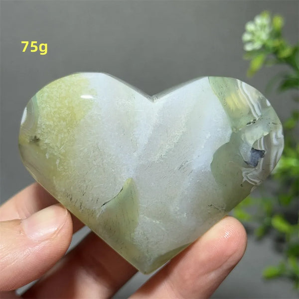 Green Agate Heart-ToShay.org