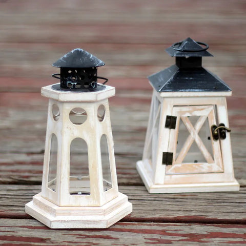 Wood Candle Lantern-ToShay.org