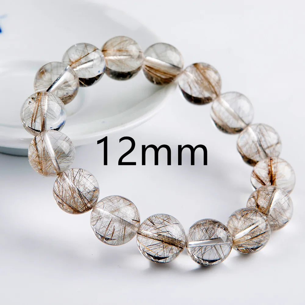 Silver Rutilated Quartz Bracelet-ToShay.org