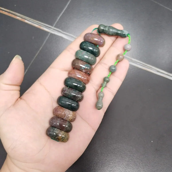 Green Agate Bead Tasbih-ToShay.org