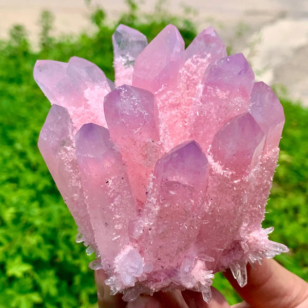 Purple Pink Crystal Cluster-ToShay.org