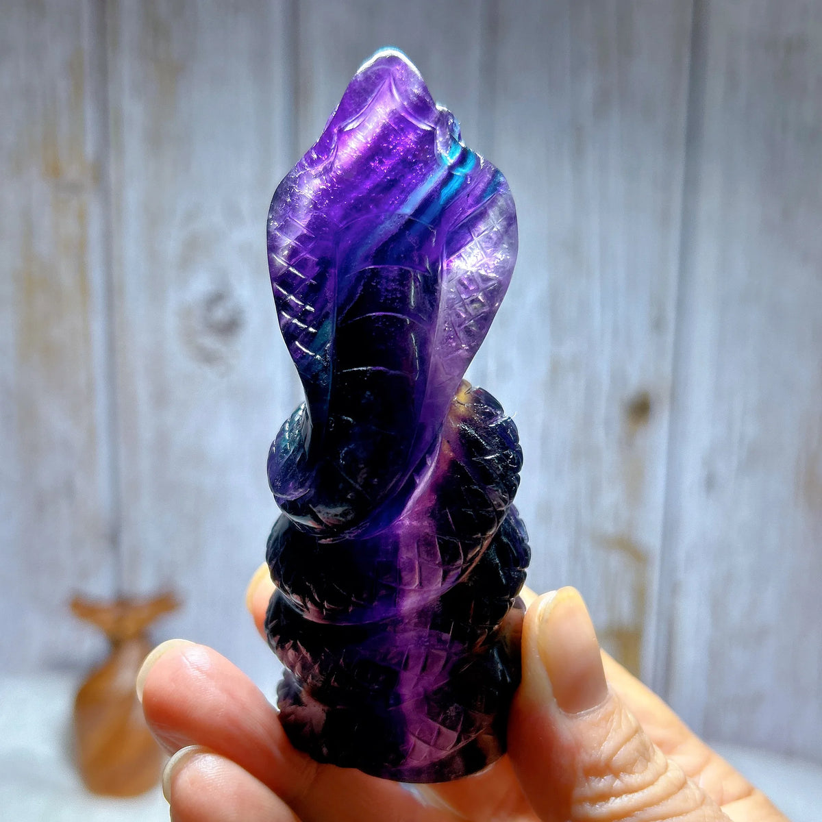 Rainbow Fluorite Snake-ToShay.org