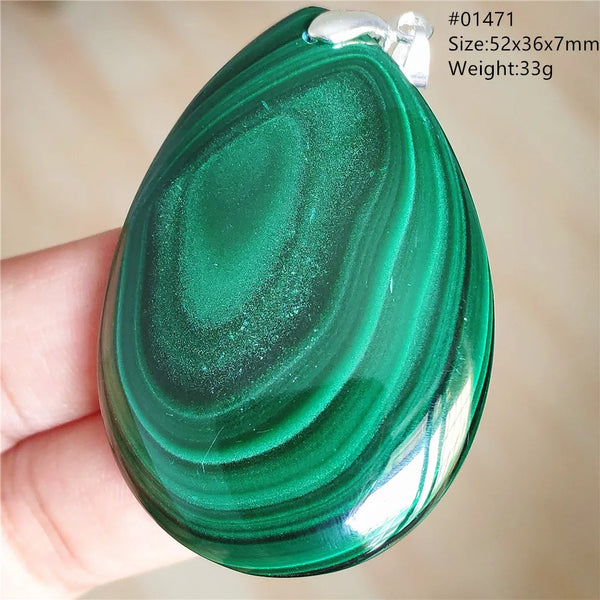 Green Malachite Pendant-ToShay.org