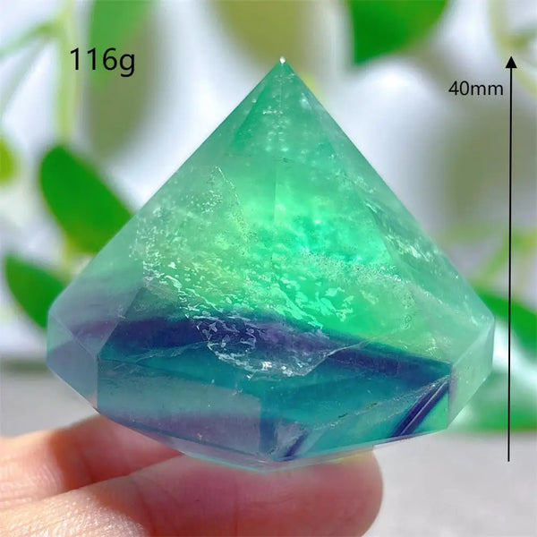 Rainbow Fluorite Diamond-ToShay.org