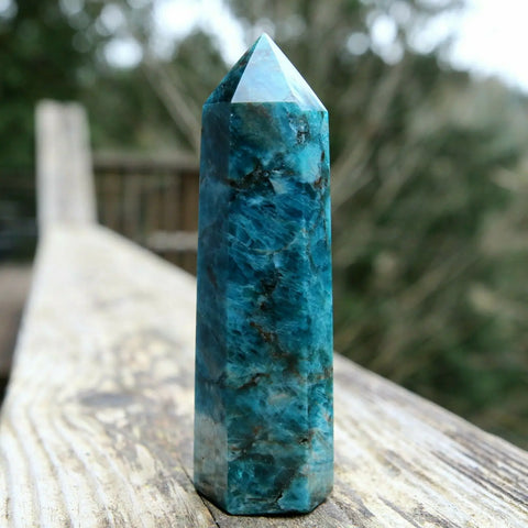Blue Apatite Point-ToShay.org