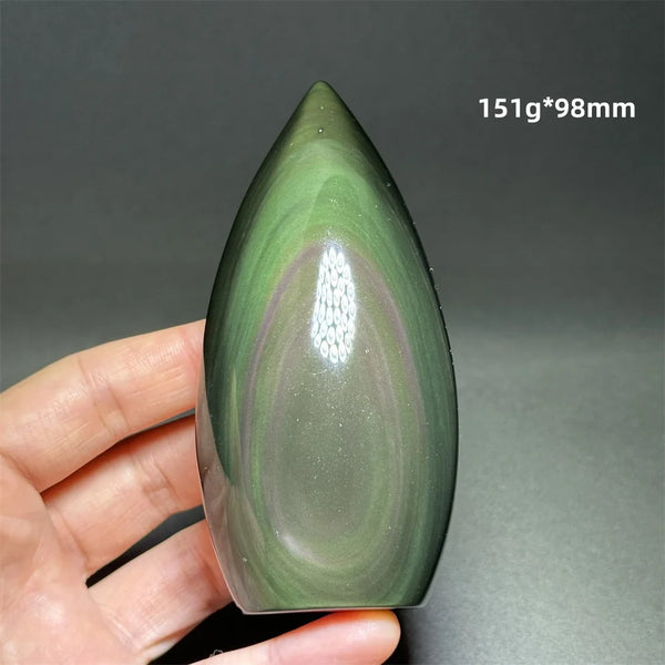 Rainbow Obsidian Torch-ToShay.org