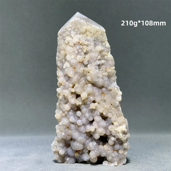 Purple Grape Agate Quartz Tower-ToShay.org