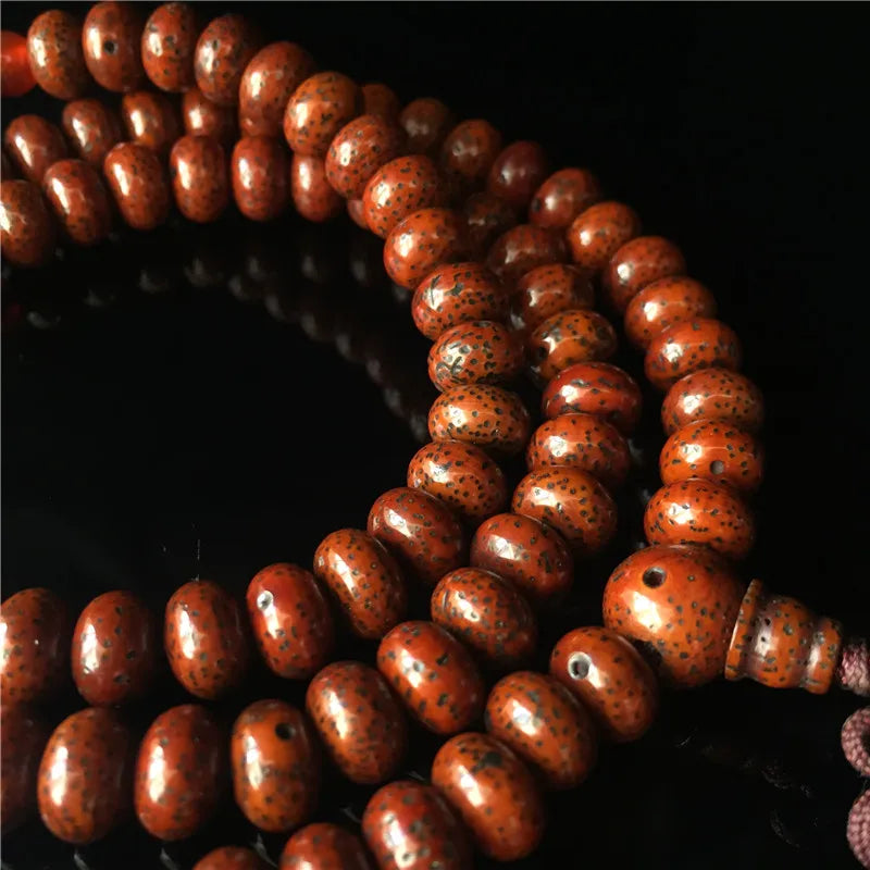 Red Star Moon Bodhi Beads-ToShay.org