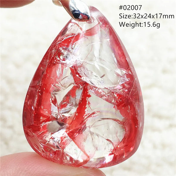 Red Limonite Quartz Pendant-ToShay.org