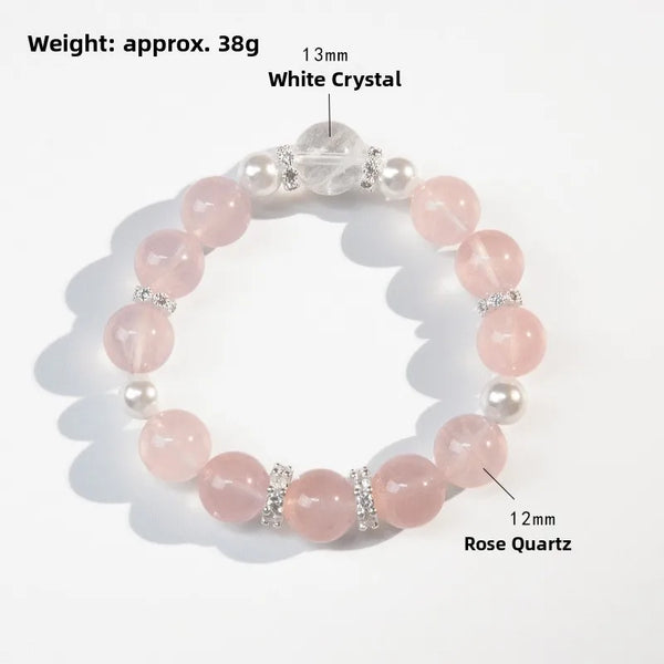 Pink Crystal Bracelet-ToShay.org