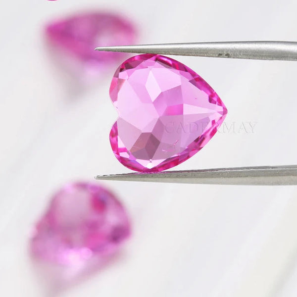 Pink Sapphire Heart-ToShay.org