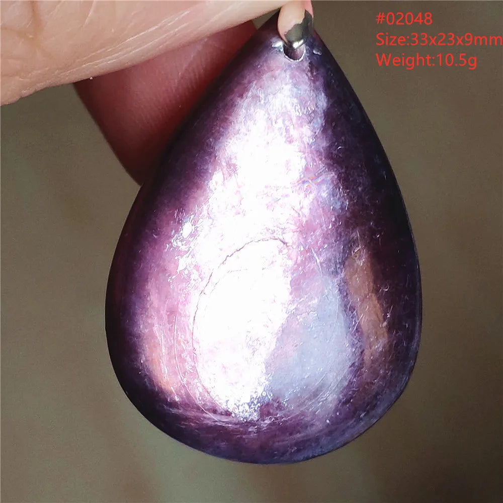Purple Lepidolite Pendant-ToShay.org