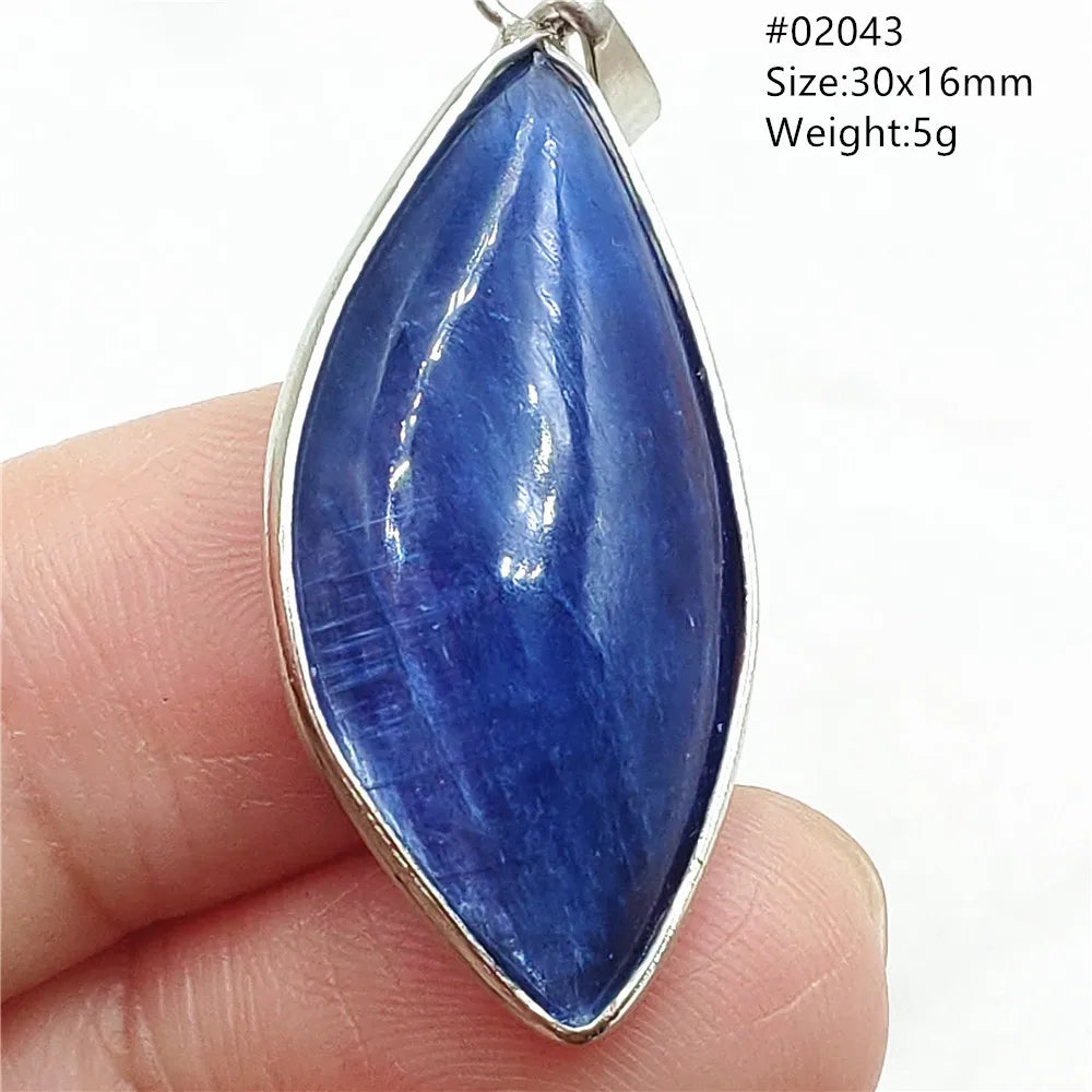 Blue Kyanite Cat Eye Pendant-ToShay.org