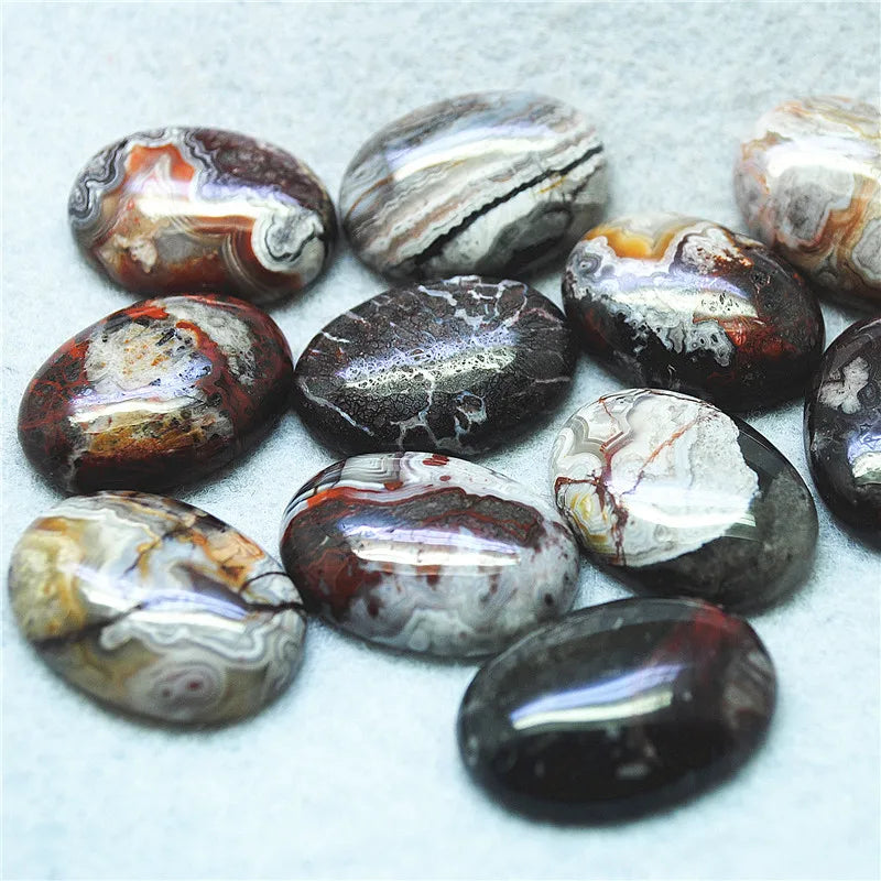 Red Agate Cabochons-ToShay.org