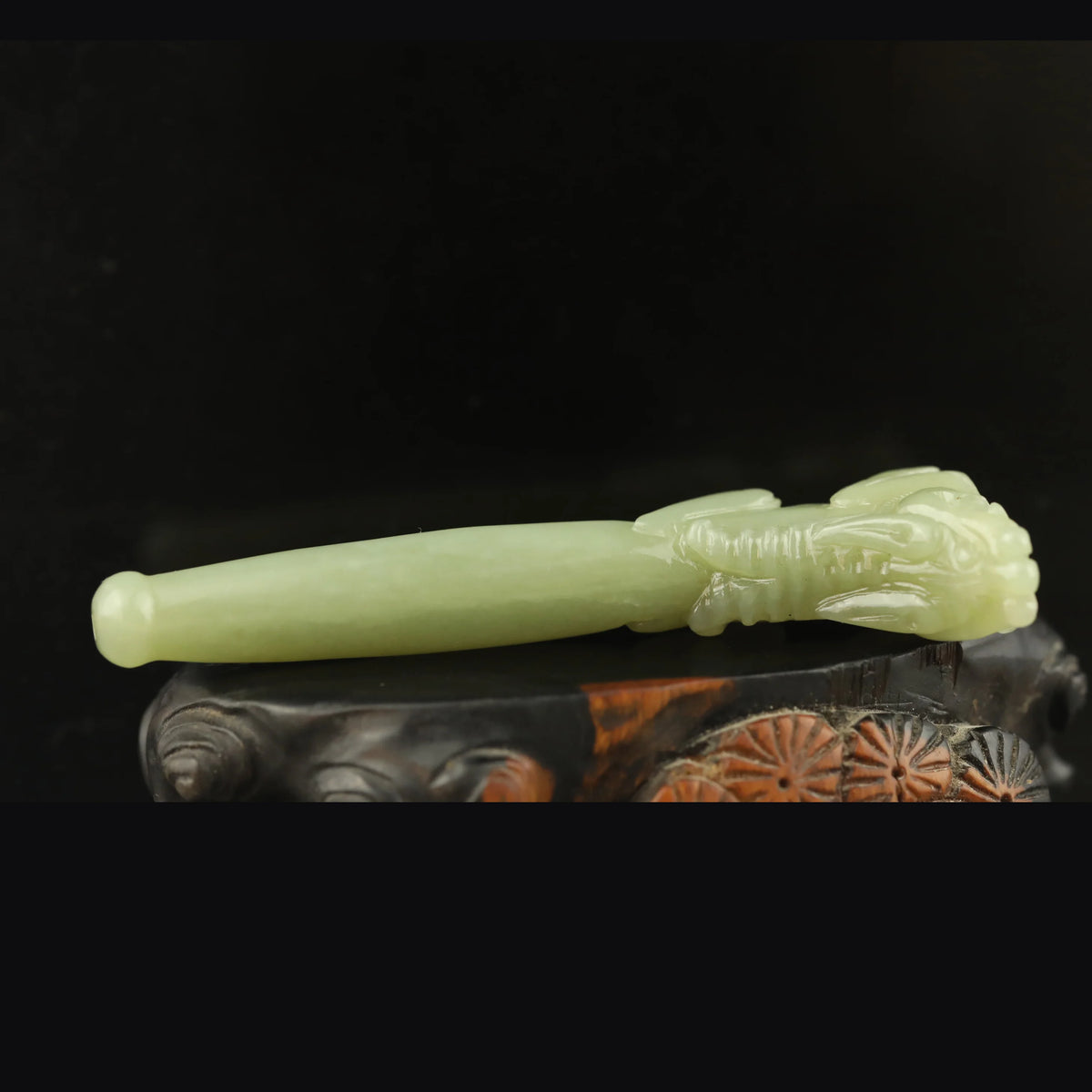 Green Jade Dragon Pipe-ToShay.org