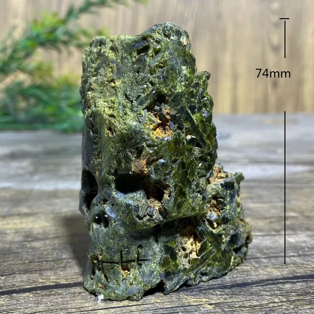 Green Tourmaline Skulls-ToShay.org