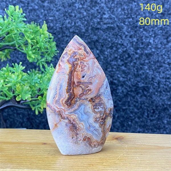Blue Lace Agate Torch-ToShay.org