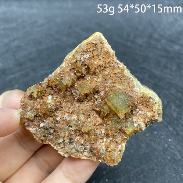 Yellow Fluorite Crystal-ToShay.org