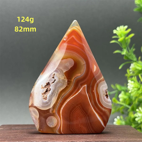 Red Carnelian Striped Agate-ToShay.org
