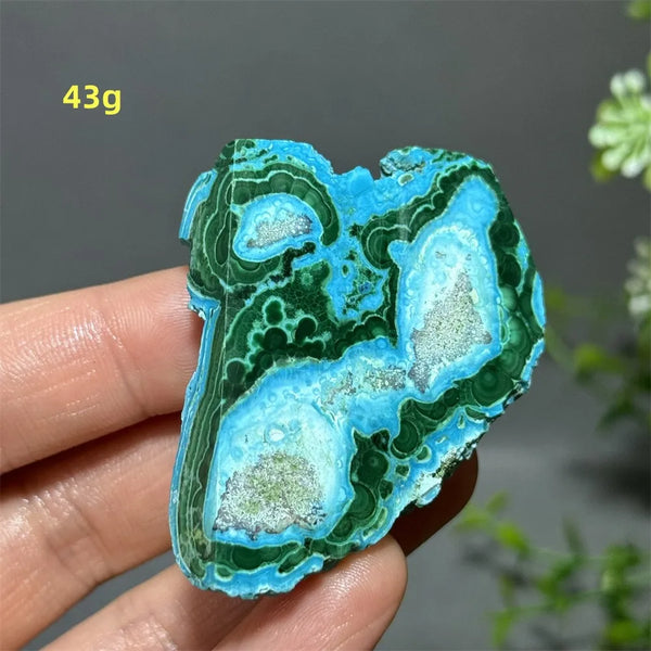 Green Peacock Rough Stone-ToShay.org