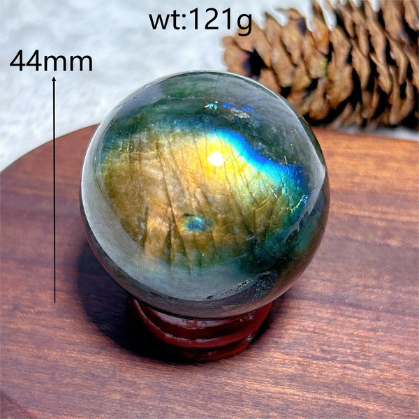 Blue Flash Labradorite Ball-ToShay.org