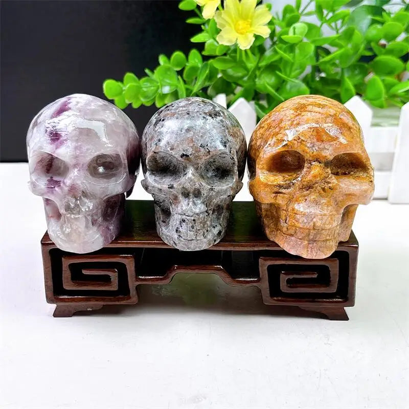 Mixed Crystal Quartz Skulls-ToShay.org