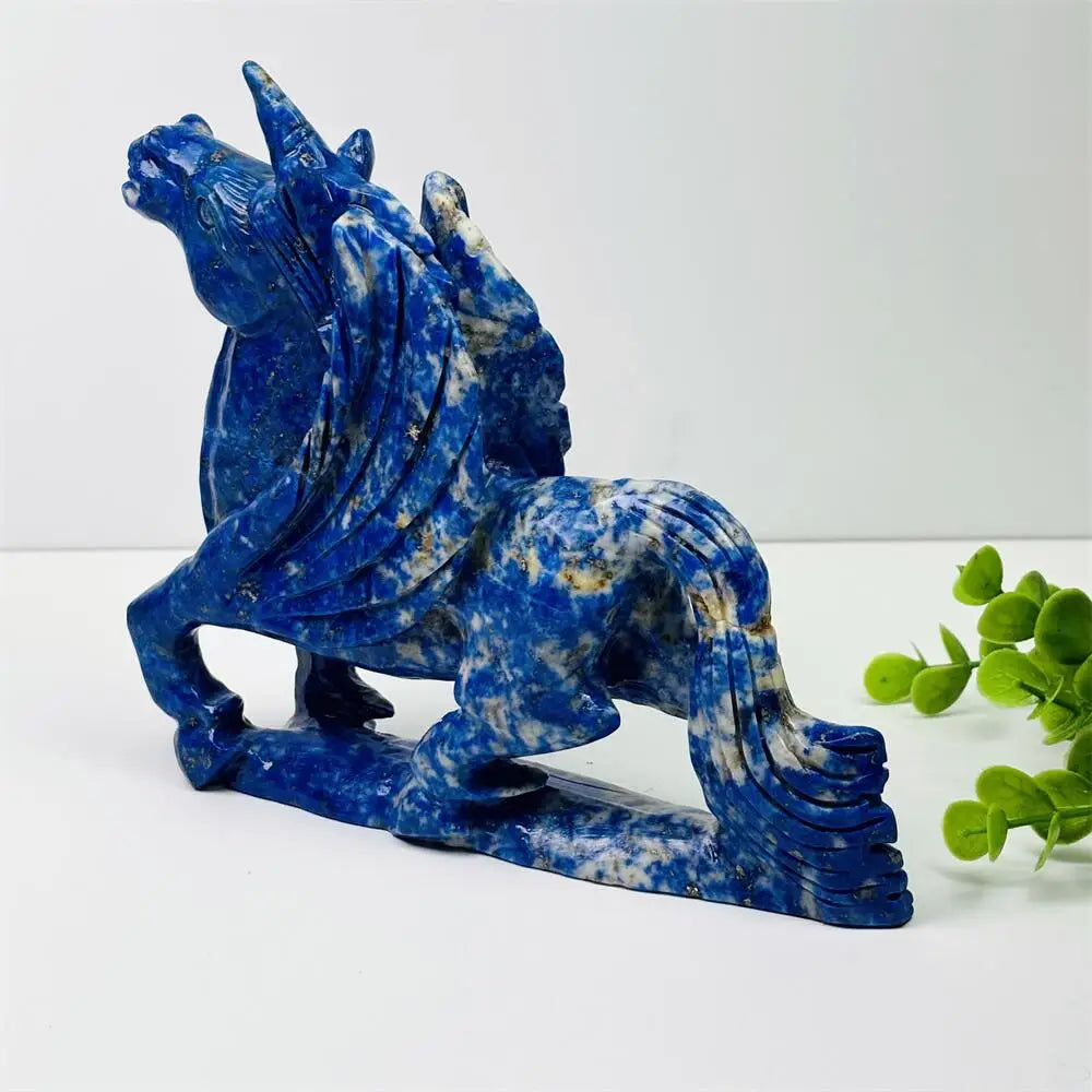 Blue Lapis Lazuli Unicorn-ToShay.org