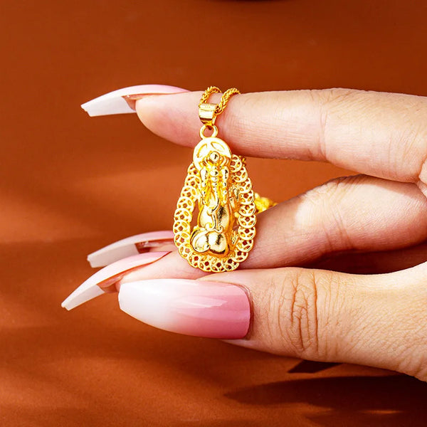 Gold Coin Pendant-ToShay.org