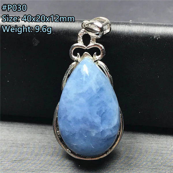 Blue Aquamarine Pendent-ToShay.org