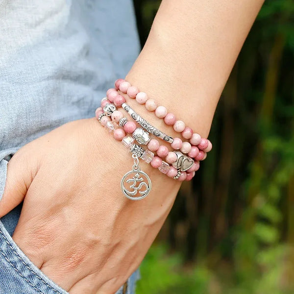 Mixed Crystal Mala Bracelets-ToShay.org