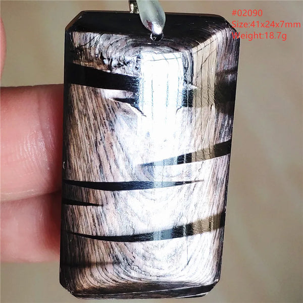 Black Hypersthene Pendant-ToShay.org
