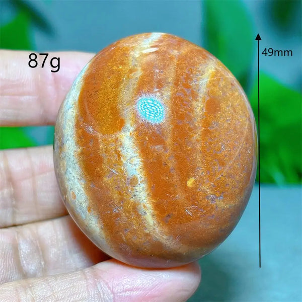 Ocean Jasper Palm Stone-ToShay.org