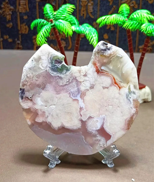 Pink Cherry Blossom Agate-ToShay.org