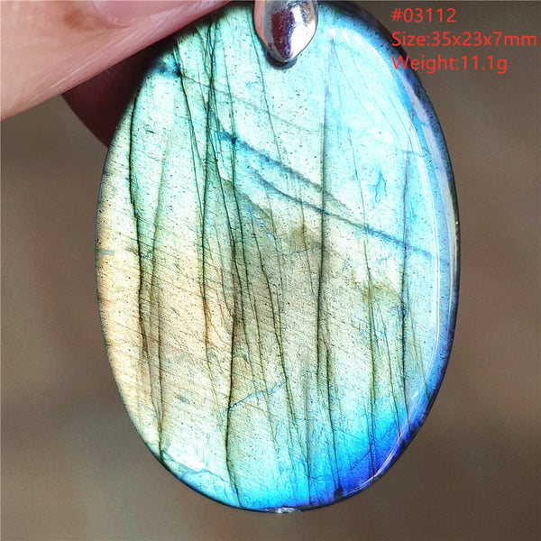 Blue Light Labradorite Pendant-ToShay.org