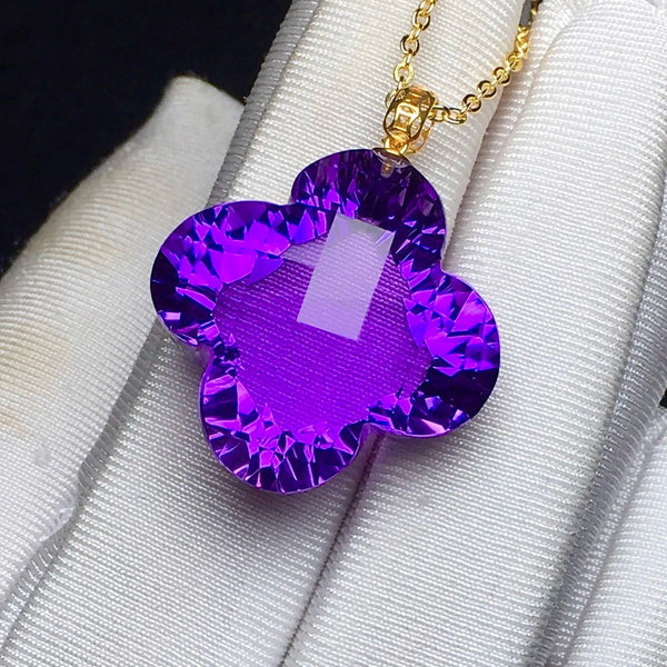 Purple Amethyst Quartz Clover-ToShay.org