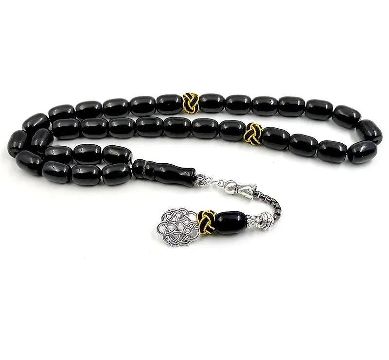 Black Agate Prayer Beads-ToShay.org