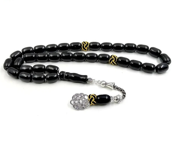 Black Agate Prayer Beads-ToShay.org
