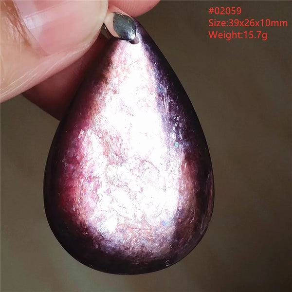 Purple Lepidolite Pendant-ToShay.org