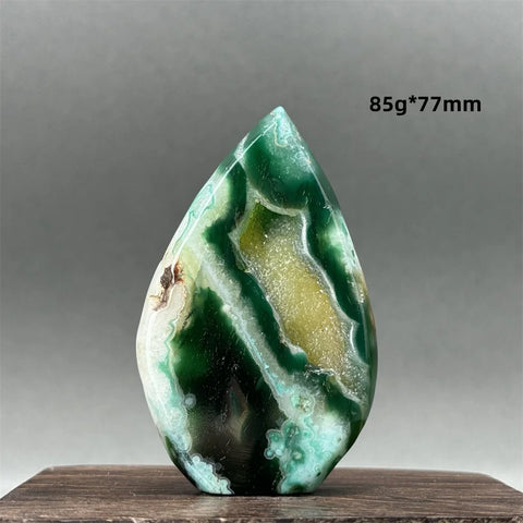 Green Cherry Blossom Agate-ToShay.org