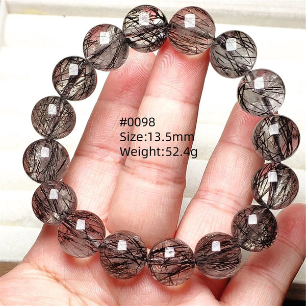 Black Rutilated Quartz Bracelet-ToShay.org