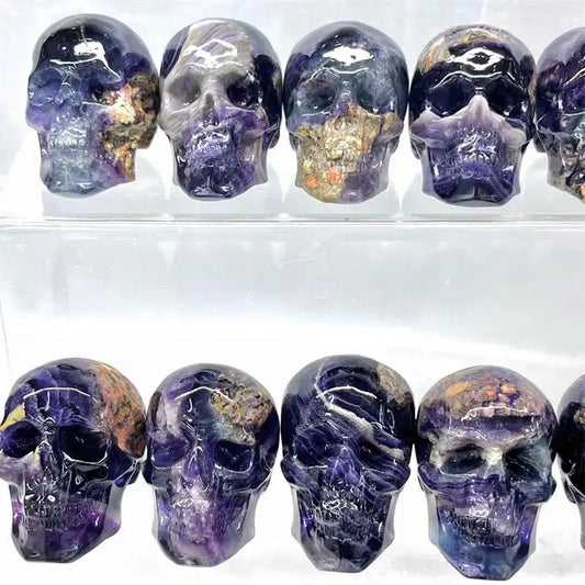 Purple Dream Amethyst Skull-ToShay.org
