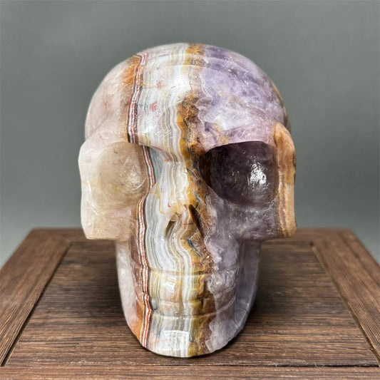 Purple Amethyst Skull-ToShay.org