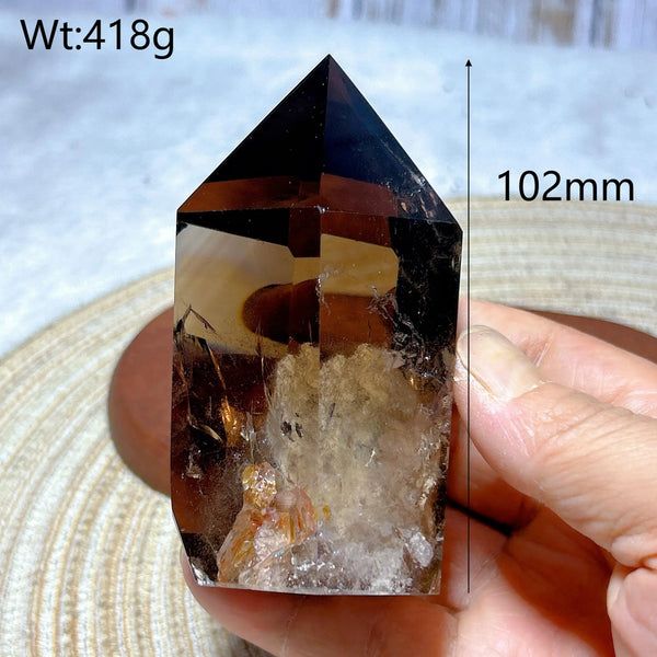 Smokey Rainbow Quartz Point-ToShay.org
