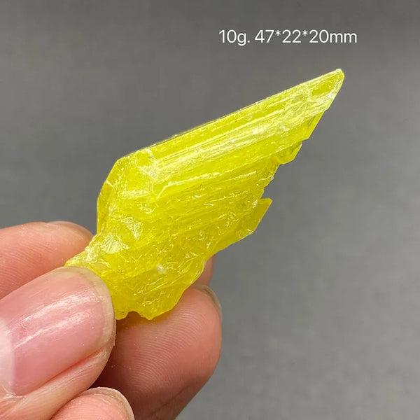 Yellow Sulfur Mineral Crystal-ToShay.org