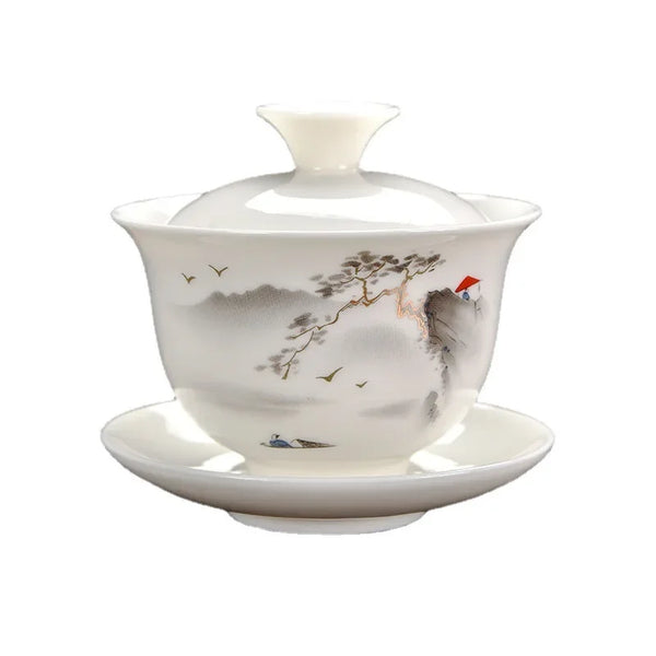 Gaiwan Ceramic Tea Tureen-ToShay.org