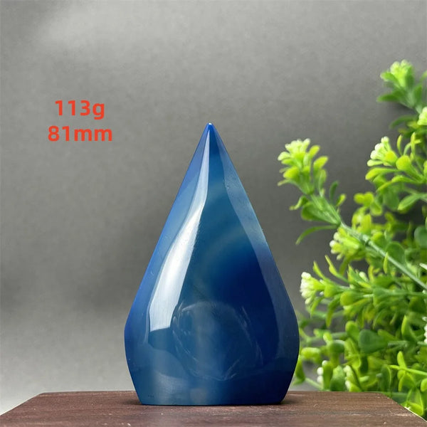 Blue Agate Torch-ToShay.org