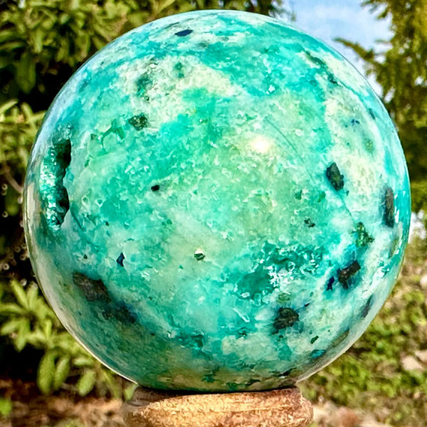 Green Amazonite Ball-ToShay.org